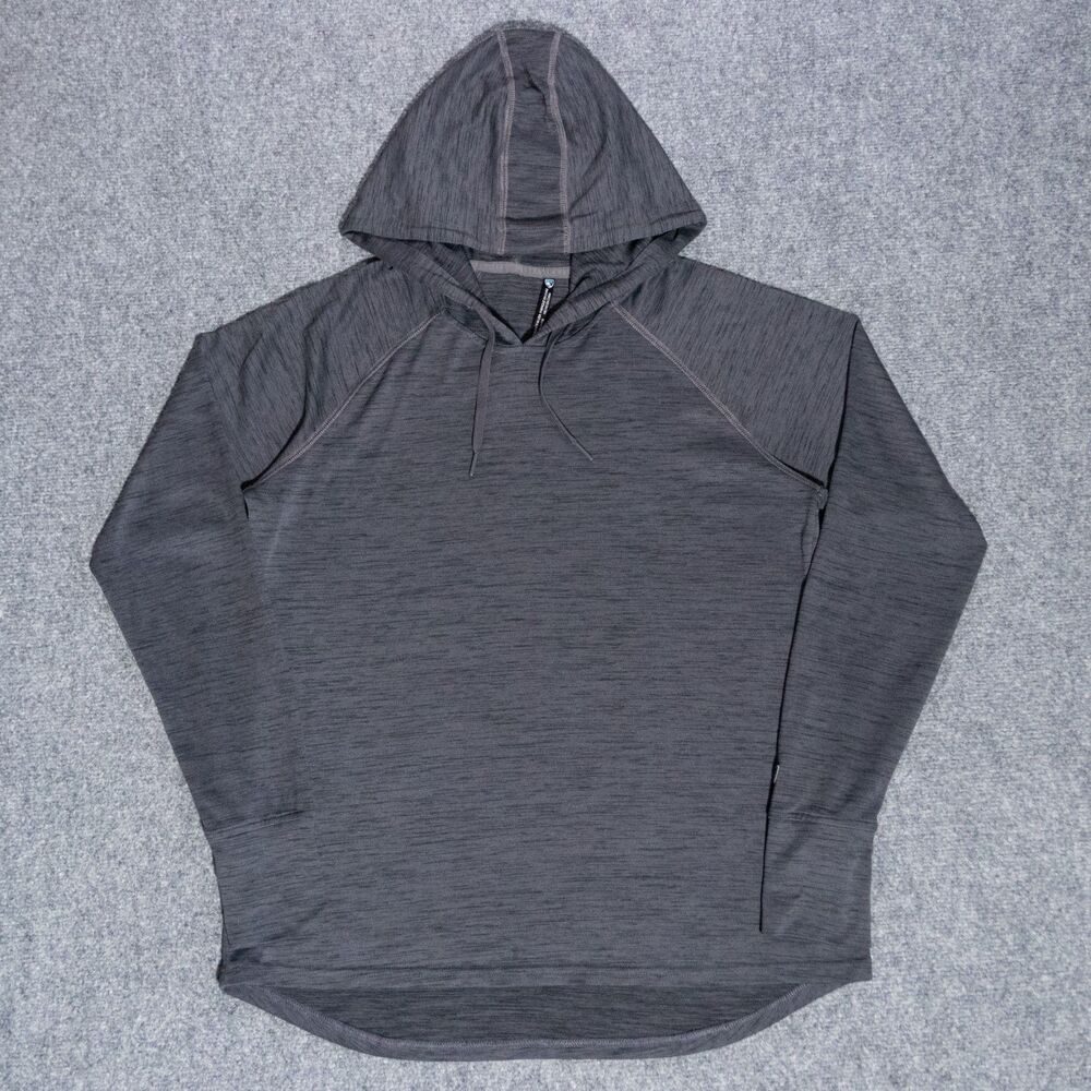 Kuhl Vara Hoodie Womens XL Gray Lightweight Pullover Hiking Active Outdoor Hoody